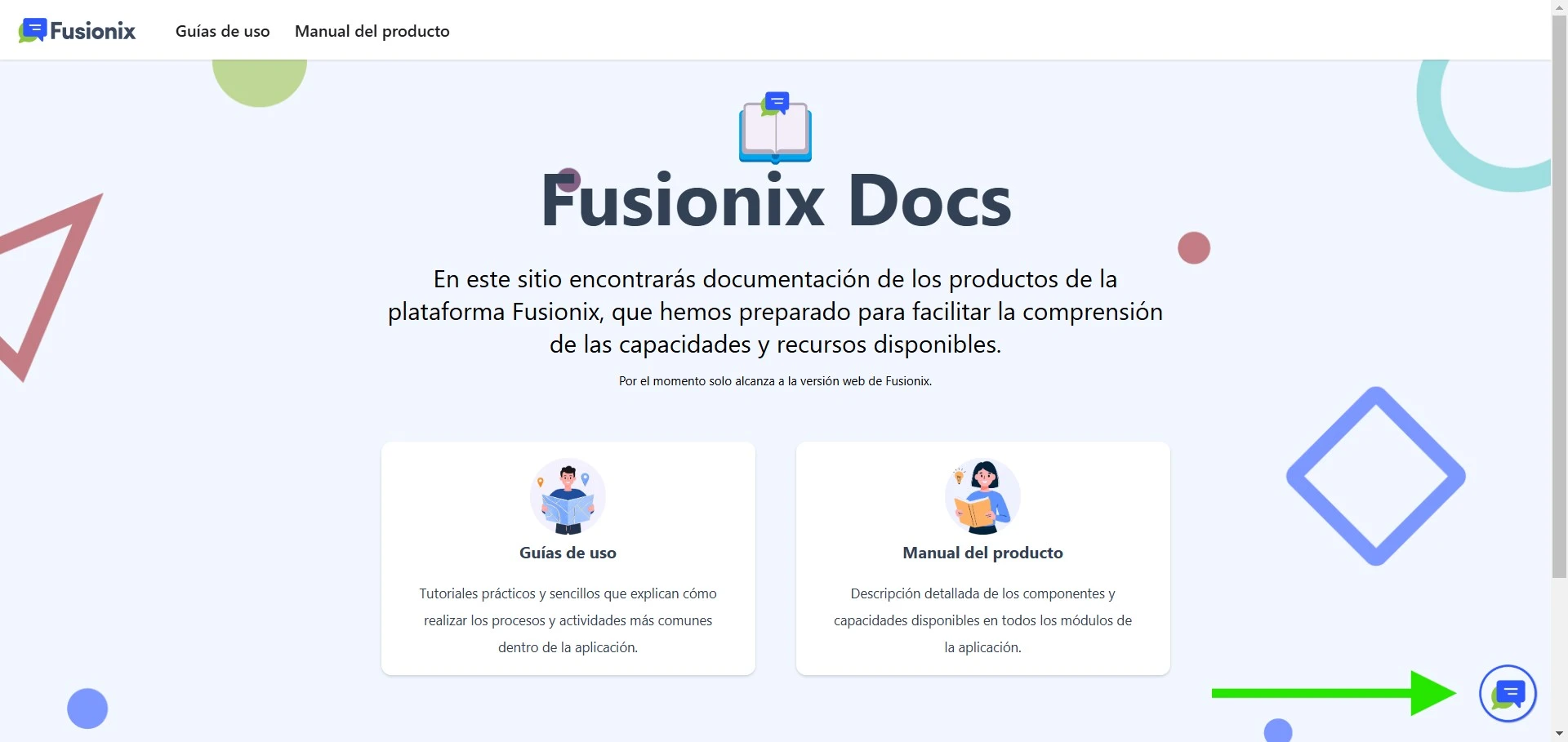 Botón flotante embebido en página web