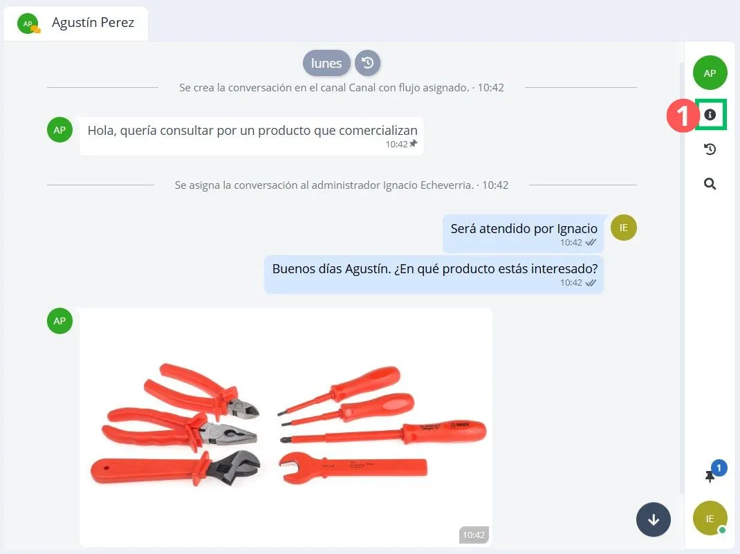 Etiquetar conversaciones