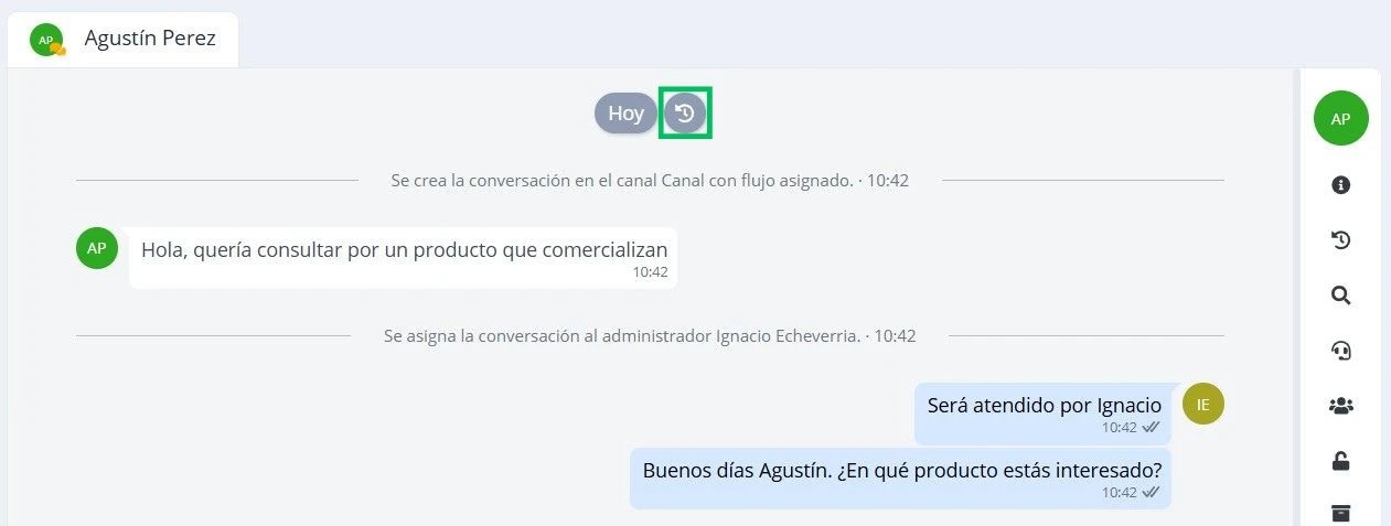 Hilos de conversaciones